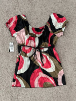 New Multi-Colored Blouse Top