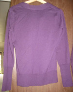 2 Womens Long-Sleeved Purple Tops. Lot for $10. Or Each: