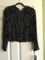 Gorgeous black, beaded jacket