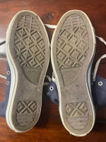 Men’s Converse Chuck Taylor high top double tongue size 12