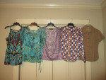 Black sz 4 Skirt & S tops
