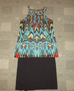 Black sz 4 Skirt & S tops
