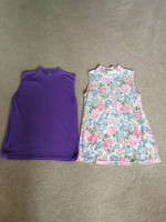 2 Sleeveless Women’s Medium Summer Tops