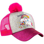SIMPLY SWEET One Size UNICORN BIRTHDAY BASEBALL CAP/HAT Pink/Sparkly