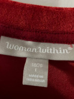 3 SIXE 18/20  VELVET tops Take all 3  for $10