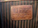 Jack George's Voyager Zippered BriefCase with Front Flap Pocket