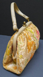 Vintage floral tapestry carpet handbag /purse REDUCED!