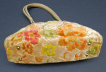 Vintage floral tapestry carpet handbag /purse REDUCED!