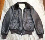LL Bean Flying Tiger Leather Jacket
