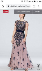 NEW ***Navy & Pink Long Dress size 8 ***NEW