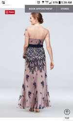 NEW ***Navy & Pink Long Dress size 8 ***NEW