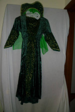 New with tags, Girls Beautiful Gothic Witch Costume, Size 14