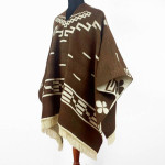 Clint Eastwood Western Cowboy Poncho Serape replica handmade of Alpaca