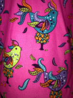 Nick & Nora Partridge in a Pear Tree Pink Poly PJ Set Youth 14/16