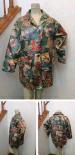 Men's Golf Raincoat L Button Chest 44" Waterproof Jacket Nordic House