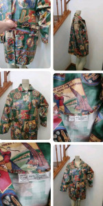 Men's Golf Raincoat L Button Chest 44" Waterproof Jacket Nordic House