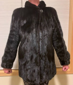 Beautiful Black Mink Fur is 3/4 Length & In Excellent Condition!