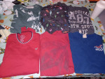 mens american eagle hollister and aero tops