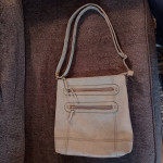 Purse  grey/green, adjustable strap
