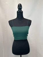 Green American Eagle Crop Top