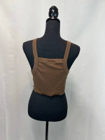 Brown Crop Top
