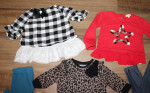 10 Pc. Dillard's Toddler Girl SIZE 2T Tops Leggings & Jeans Lot