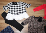 10 Pc. Dillard's Toddler Girl SIZE 2T Tops Leggings & Jeans Lot