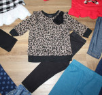 10 Pc. Dillard's Toddler Girl SIZE 2T Tops Leggings & Jeans Lot