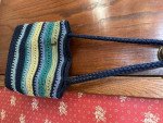 Crocheted purse, Croft and Barrow (like Sak), multicolor, like new