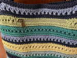 Crocheted purse, Croft and Barrow (like Sak), multicolor, like new