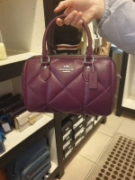 Coach Rowan Satchel with Puffy Diamond Quilting