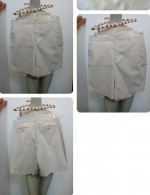 Women's 12 W 32 Ralph Lauren Khaki Tan Golf Shorts Zip Fly 4 Pockets