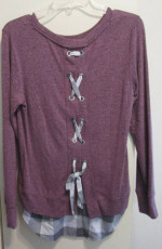2 Women's Small Front/Back Tops