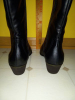 Women's Dr. Scholl's Brilliance Riding Boot, Wide Calf, Black, 9M