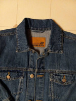 Women's Vintage 1980s Durable Goods Trucker Denim Jacket, Size M(10)