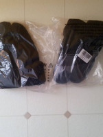 Women's Cable Knit Mittens, Black, New