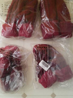 Women's Cable Knit Mittens, Wine, New