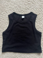 Shein tank tops salmon and black colors - youth size 11-12 year old