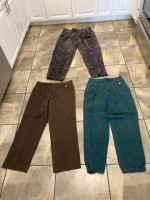 Mens Casual And Dress Pants Size 33x30, 33x32, 36, 38