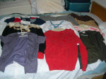 Huge Lot of 24 Knit Tops and Sweaters Women Ladies - Taking Offers