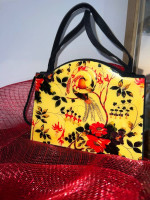 💘 rare find ANGELA FRASCONE •vTg SUPERB handbag crossbody💘valentines