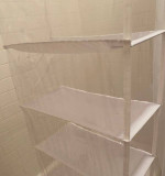 Vintage Vinyl 10 Shelf Collapsible Hanging Shoe Organizer