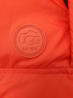 UGG vest jacket men women size L orange terracotta fur