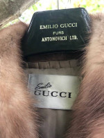 GUCCI Designer Stone Marten Full Length Fur Coat