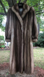 GUCCI DESIGNER Stone Marten Sable Fur Coat