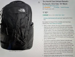 NORTH FACE Unisex Backpack, NEW Black Commuter Laptop Bag, NEVER USED!