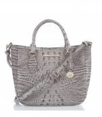 Brahmin Small Lena Dove Melbourne leather tote satchel bag new w tags