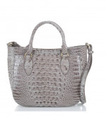 Brahmin Small Lena Dove Melbourne leather tote satchel bag new w tags