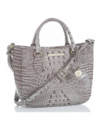 Brahmin Small Lena Dove Melbourne leather tote satchel bag new w tags