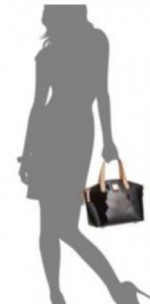Dooney & Bourke Black small satchel patent leather new